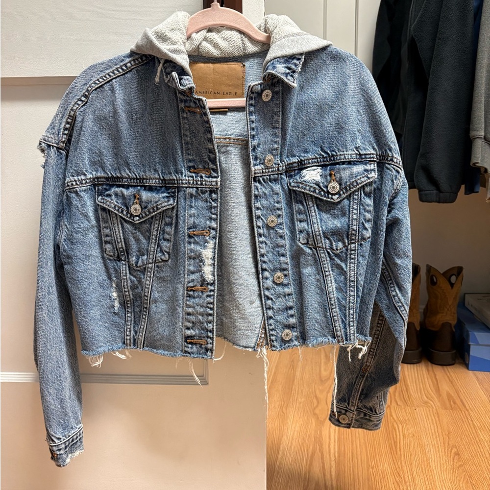 American Eagle Outfitters Blue Denim Jacket